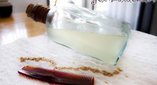 envase de cristal del gel fijador